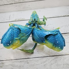 Mega Bloks Plasma Dragons Fangrene Acid Dragon 2007 6″ Adjustable Figure