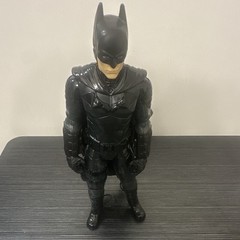 Batman Black Action Figure w/ Cloth Cape 11in Plastic & Fabric Materials