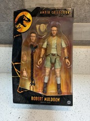 MATTEL JURASSIC PARK ROBERT MULDOON FIGURE AMBER COLLECTION 2020 NEW IN BOX