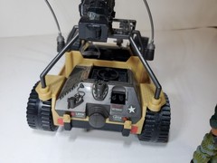 Tan AWE Striker 25th Anniversary G.I. Joe With Kitbash Driver