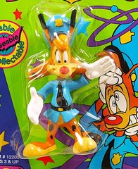 Bend-Ems☆1994 JusToys☆Disney Figure Set☆BONKERS, FALL APART RABBIT, TOON LIGHT