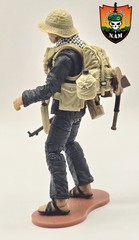 VIETNAM Viet Cong Rifleman w/ Gear -Marauder GR 1:18 Scale 4″ GI Joe Type Figure