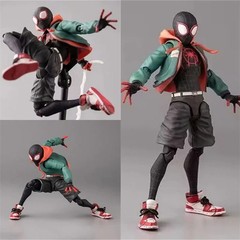 Spider-Man Action Figure Miles Morales Into The Spider Verse Toy Gift With Box