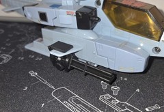 3D Printed Transformers G1 Whirl Shell Cannon Black PLA +
