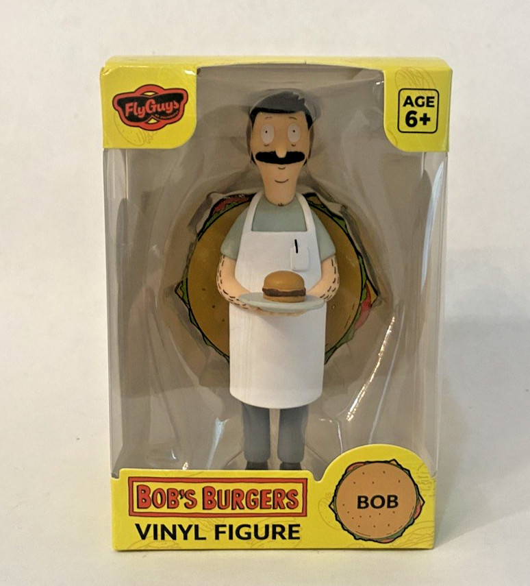 Bob’s Burgers: BOB 4.5″ Vinyl Figure with Stand — CULTUREFLY – NEW IN BOX NIB