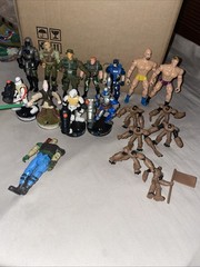 Vintage Random Figures Lot Of 18 No Accessories ￼