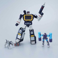 Transformation SD01 SD-01 K.0 Newage H21 Soundwave 10cm With Tape Toy Figure