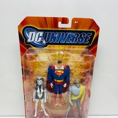 Metallo Silver Banshee Superman Red Eyes Justice League Unlimited 3 pk NIP 4″