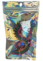 Rainbow 3D Printed Crystal Dragon Flexible Articulated Fidget Toy Decoration