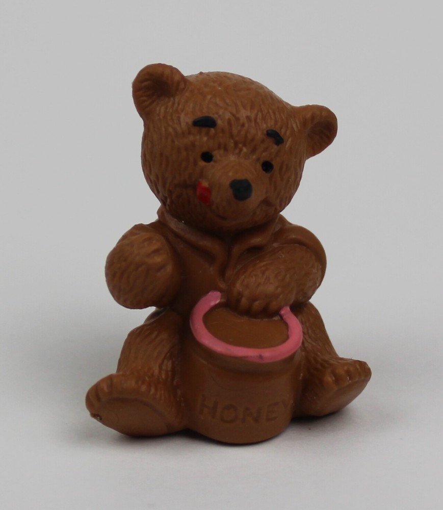 1986 IDA BOHATTA Rubbery BEAR Figure German Vintage Bully 1.4″ (3.5 cm.) #7