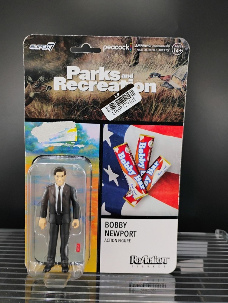 Bobby Newport Parks & Recreation Action Figure New Super7 ReAction