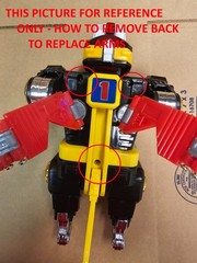 DIE CAST REPAIR Arm Clips Voltron Black Lion TOEI Golion Go Lion Action Figure