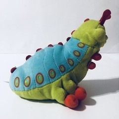 Disney A Bug’s Life Sound Heimlich Caterpillar Polyester Plush 8” Bean Bag