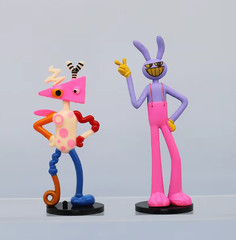 NEW! Set of 8 The Amazing Digital Circus Figures – Includes all 8 in the photo.