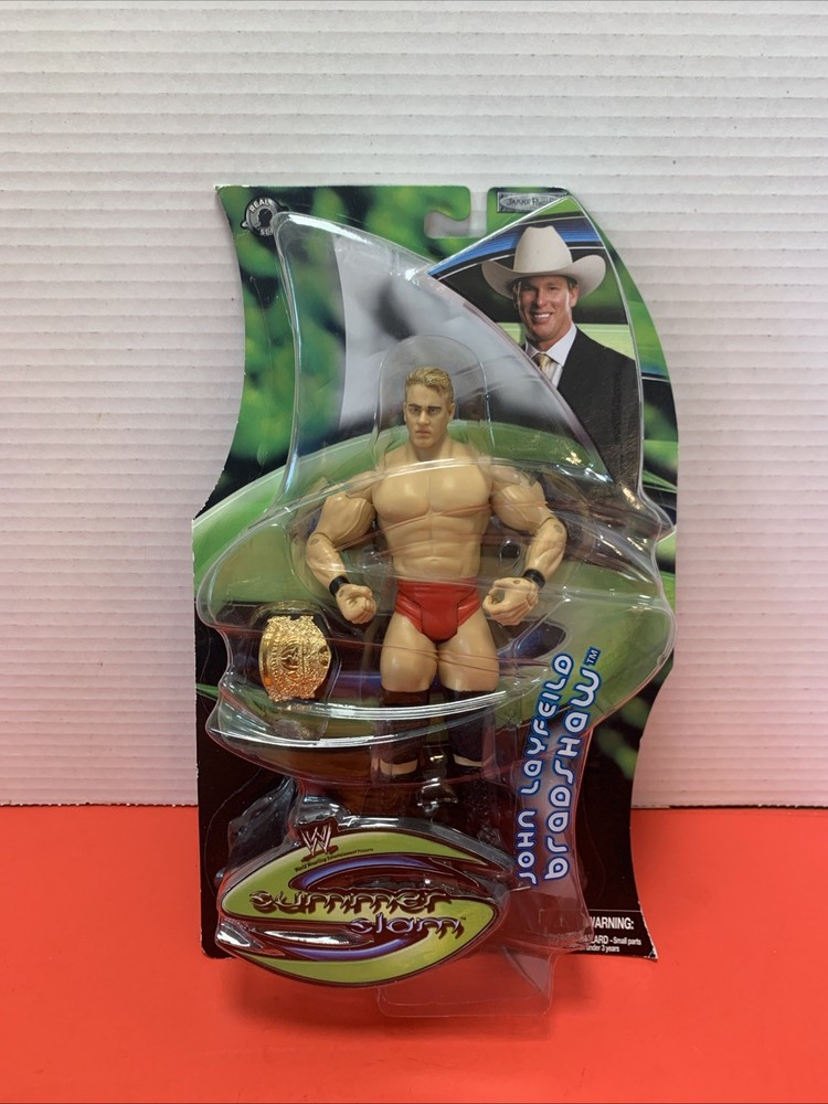 WWE Summer Slam John Layfeild Bradshaw Real Scan Figure JAKKS Pacific 2004