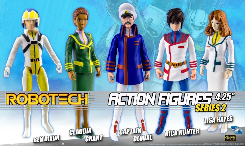 Robotech Macross Series 2 Action Figures – New MIP Toynami 4.25″