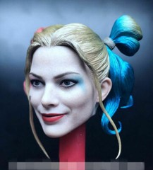 1/6 Scale Women Clown Prison Head Sculpt Carving Model Cosplay Fit 12” Female