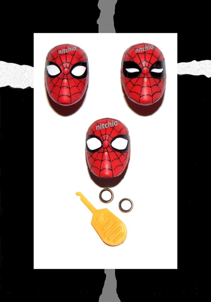 Mezco One:12 The Amazing Spider-Man – THREE MASKED HEAD SCULPTS 1/12 Scale