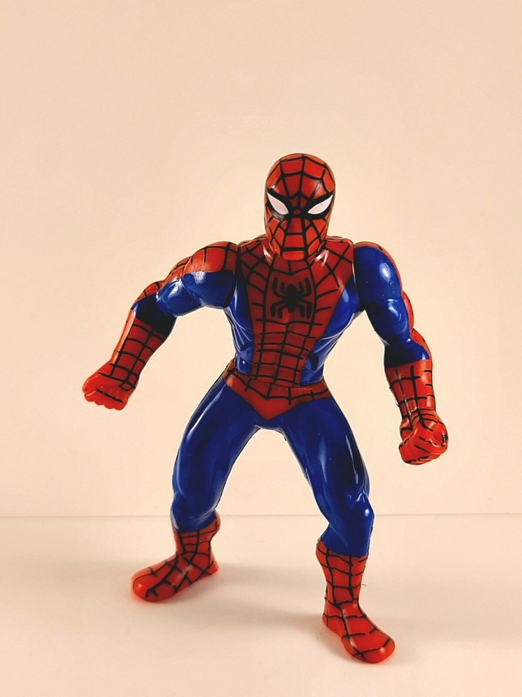 Marvel Spiderman 3.5 in Action Figure 1995 Vintage Marvel Comics Tight Joints