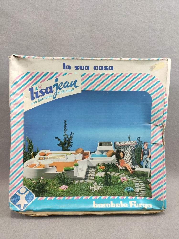 Lisa Jean Her House The Bathroom Doll 15 Years Dolls Furga New Vintage 70s