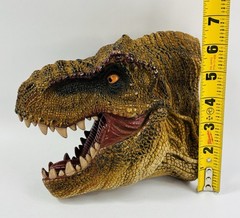 New Canna Animal Kingdom T-Rex Dinosaur Hand Puppet Realistic Rubber 8″ Head