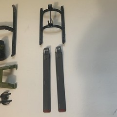 GI Joe Sky Hawk & Cobra Fang Parts Skids Rotor Blades Canopy Guns Engine