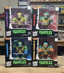 TEENAGE MUTANT NINJA TURTLES SHADOW NINJAS COMPLETE SET OF 4 FIGURES NEW SEALED