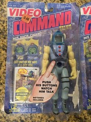 Sealed Video Command Action Figures – Stinger & Lizard – 1992 Toy Island