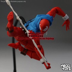 In Stock Hot-New Mess Toys Scarlet Hero Spider-Man Blue Suit 112 Action Figure