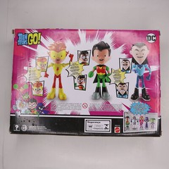 DC Teen Titans Go Face Swappers Robin, Kid Flash and Aqualad Figure New Sealed