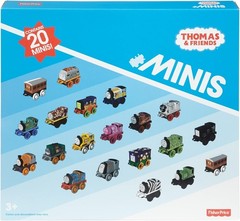 Trains MINIS 20 Pack of Miniature Push-Along Engines & Railway Vehicles for P…