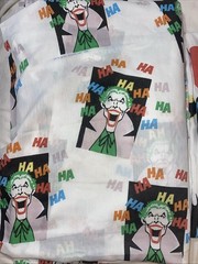 Lot Of (2) Vintage Batman & Joker 1980s Twin Size Blankets (1989) DC Comics