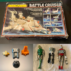 MICRONAUTS Lot: Battle Cruiser – Acroyear – Space Glider – Galactic Warrior MORE