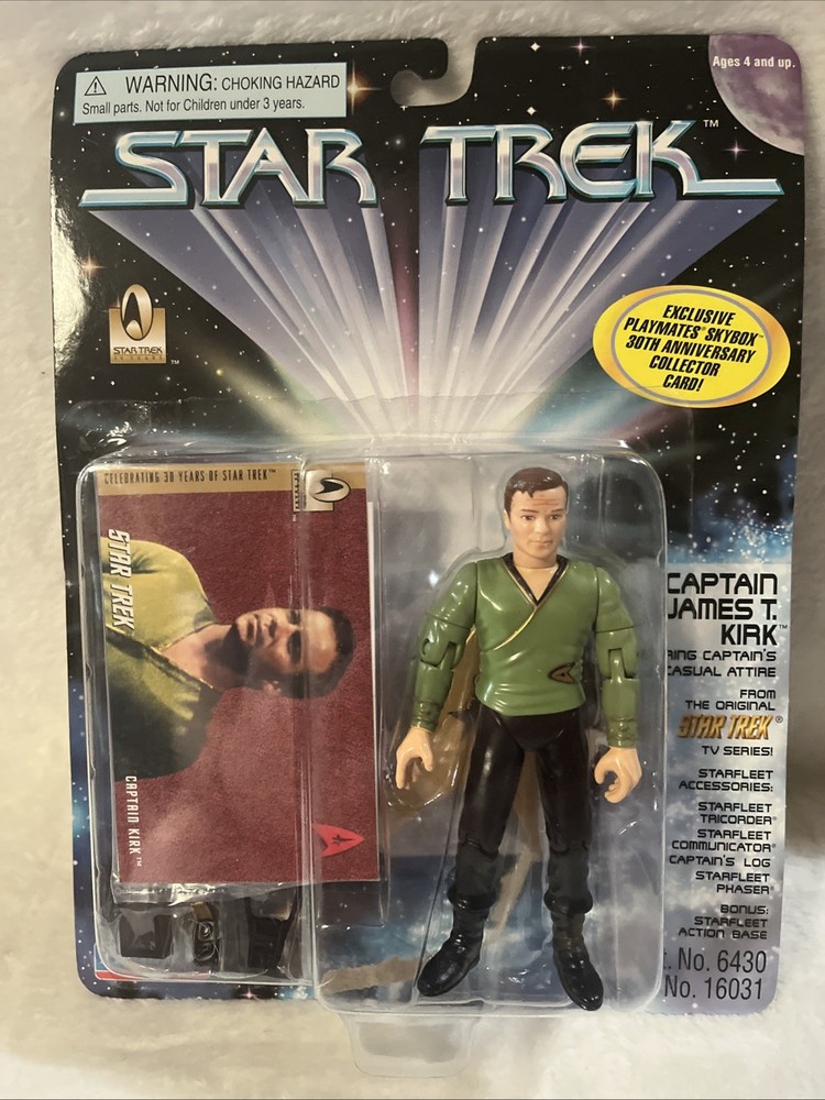 Captain James T. Kirk Star Trek TV Show SEALED VINTAGE 1996 W/Card READ