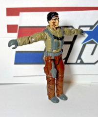 GI Joe Bullhorn 1990 v1 *100% COMPLETE w/File Card, Near Mint!* Vintage ARAH