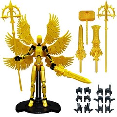 (Assembly Completed) 3D Printed T13 Action Figure, 5.5 Inch Multi-Jointed…