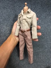 1/6 Custom Old Indiana Jones Harrison Ford Suit for body Action Figure 12 inch