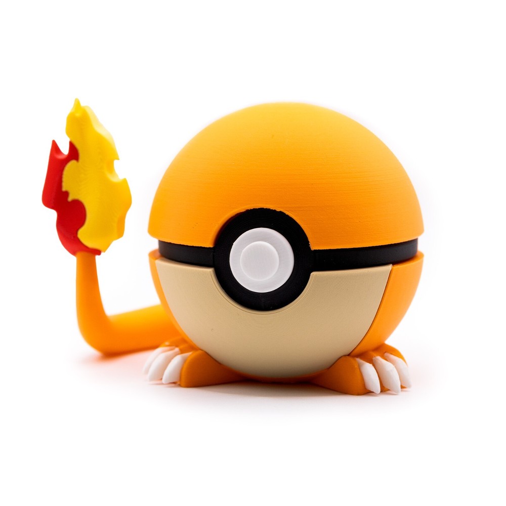 Charmander Ball | 3D Printed | Specialty Pokeball Collection