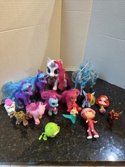 Lot Of 15 Little Pony Horses, Different toys and Makers