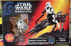 Star Wars Power of the Force Imperial Speeder Bike Box Set New in Box