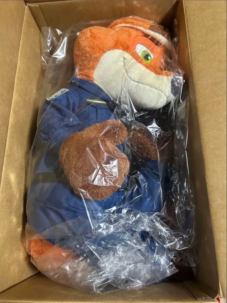 Disney Store Nick Wilde Super Big Plush 10th Anniversary Zootopia 45.27″ 115cm