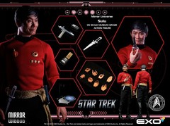 Star Trek TOS Mirror Universe Sulu 1/6 Action Figure EXO6 Sideshow Brown Box