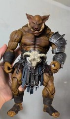 9in Xesray Studios Fit Only Head Combatants Fight For Glory Pig Red Yellow BLACK