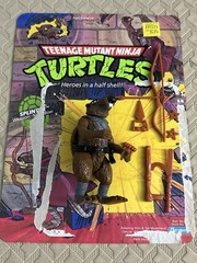 Splinter Teenage Mutant Ninja Turtles Near Complete TMNT 1988 Vintage With Card