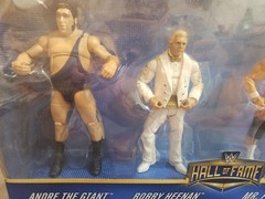 WWE Elite Mattel Hall of Fame Heenan Family Exclusive 4-Pack New Damage Plastic