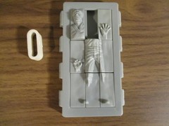 Vintage 1997 Star Wars Pizza Hut HAN SOLO CARBONITE CHAMBER PUZZLE TOY PREMIUM