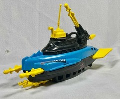 1992 G.I.Joe Barracuda Submarine Loose Complete No Blueprints