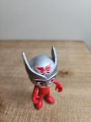 PJ Masks Owlet Owlette Owl Figure Red Silver Mask Toy Frog Box Just Play