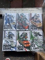 NEW Moon Studio MS 01 TO 06 COMBINATION TRANSFORMERS Trainbot Raiden 50 CM USA