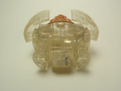 Bakugan Battle Brawlers 580G Clear Translucent Tigrerra *DAMAGED Tail*